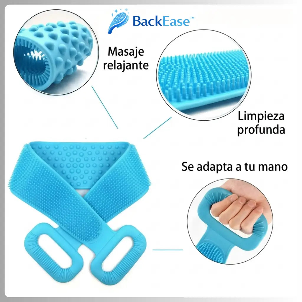 BackEase™ Cepillo de Baño [Limpia tu Espalda con Facilidad]
