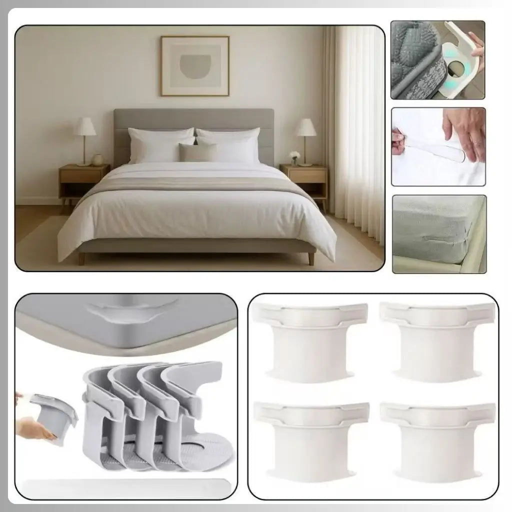 BedLock™ Ajustador de Sábanas [Dile adiós a la sábana suelta]