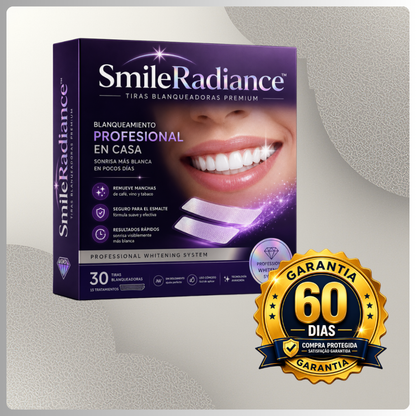 SmileRadiance™ Tiras Blanqueadoras [La Confianza de una Sonrisa Más Blanca]