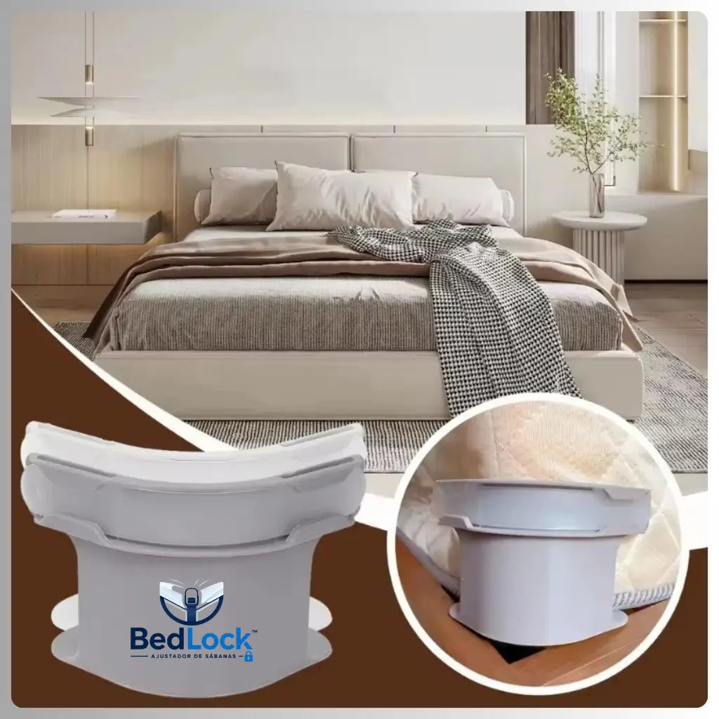 BedLock™ Ajustador de Sábanas [Dile adiós a la sábana suelta]