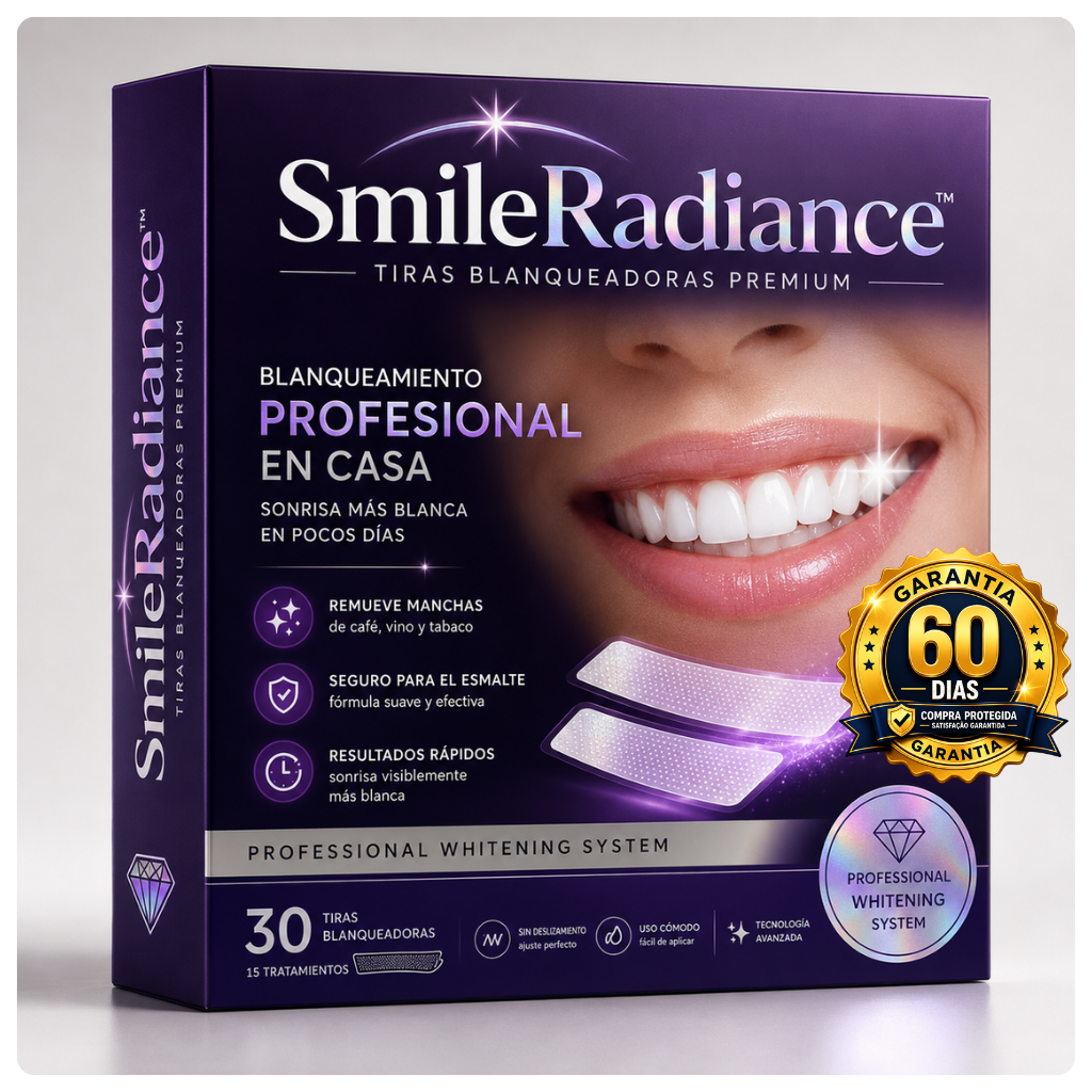 SmileRadiance™ Tiras Blanqueadoras [La Confianza de una Sonrisa Más Blanca]
