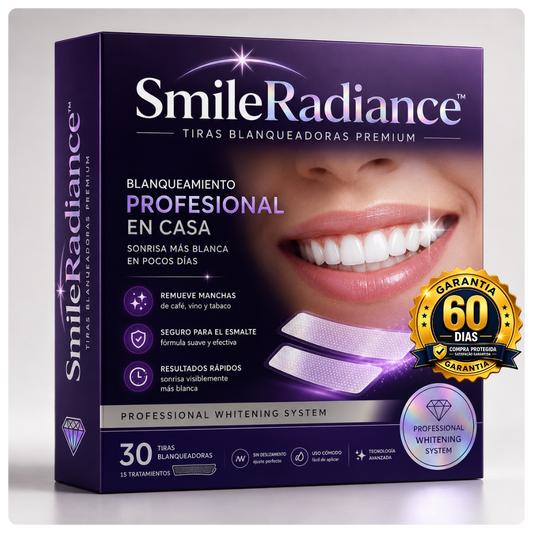 SmileRadiance™ Tiras Blanqueadoras [La Confianza de una Sonrisa Más Blanca]
