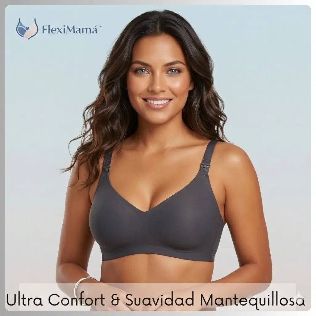 FlexiMamá™ Sujetador de Lactancia [Ajuste que Acompaña tu Cuerpo]