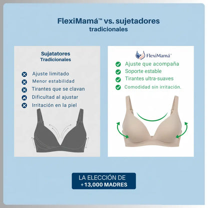 FlexiMamá™ Sujetador de Lactancia [Ajuste que Acompaña tu Cuerpo]