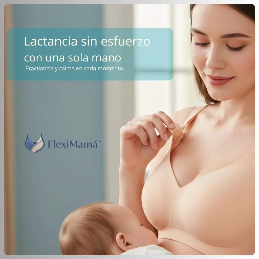 FlexiMamá™ Sujetador de Lactancia [Ajuste que Acompaña tu Cuerpo]