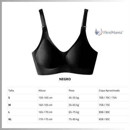 FlexiMamá™ Sujetador de Lactancia [Ajuste que Acompaña tu Cuerpo]