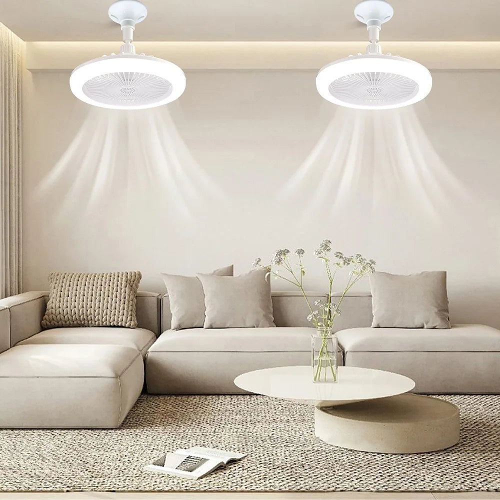 Ventilador de Techo LED con Luz y Control Remoto